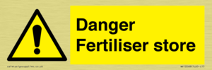 Danger Fertiliser store